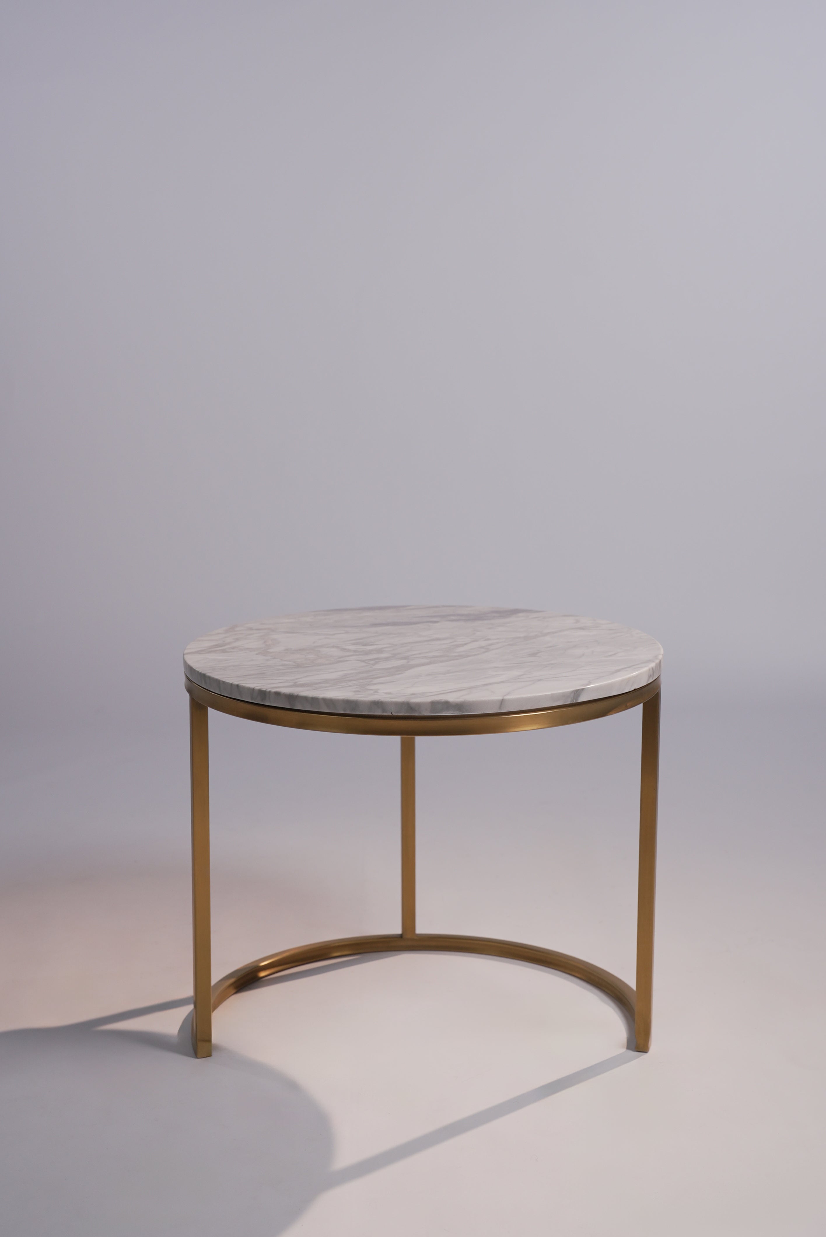 Sinatra Nesting Tables Iron 3 pc with Glass