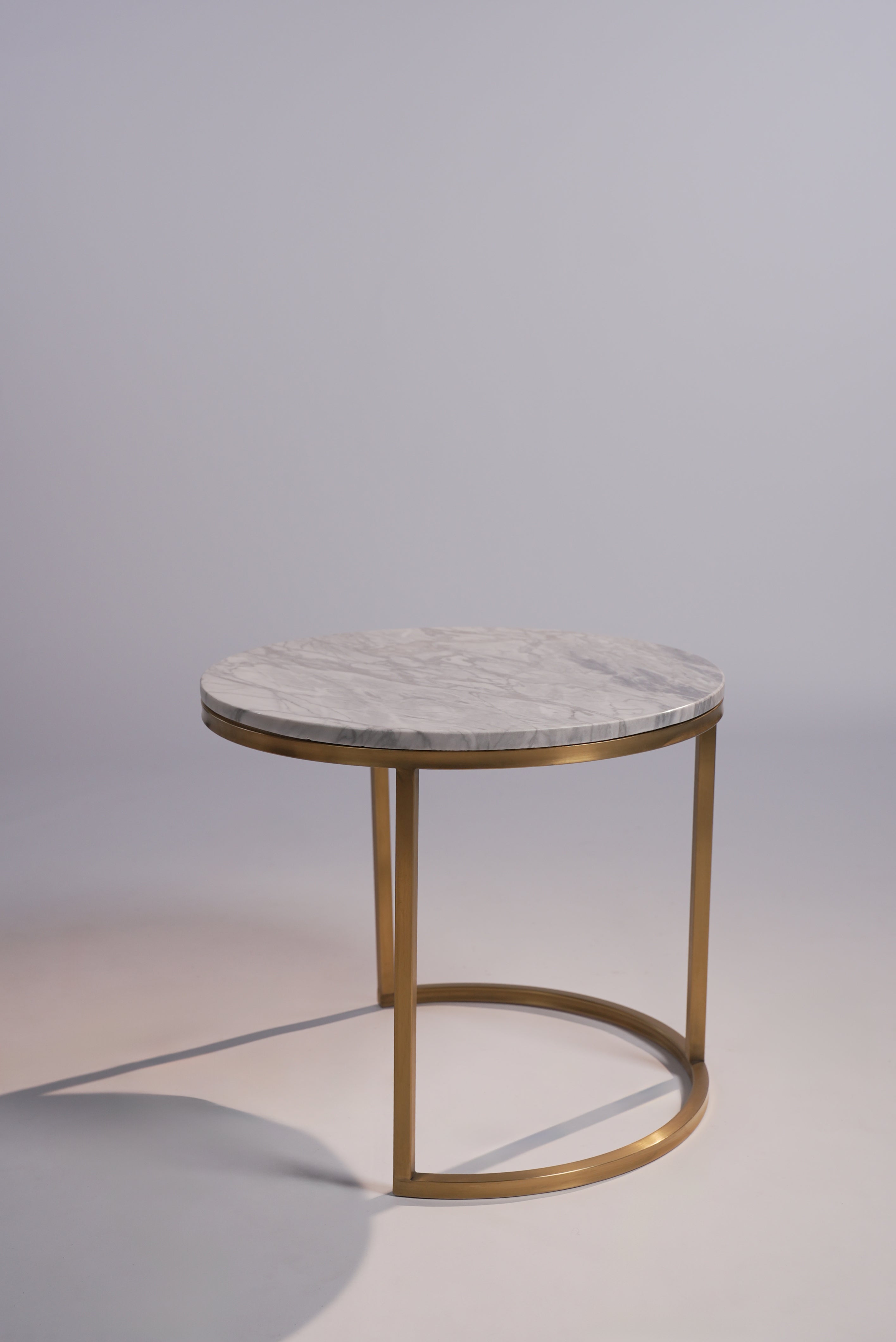 Sinatra Nesting Tables Iron 3 pc with Glass