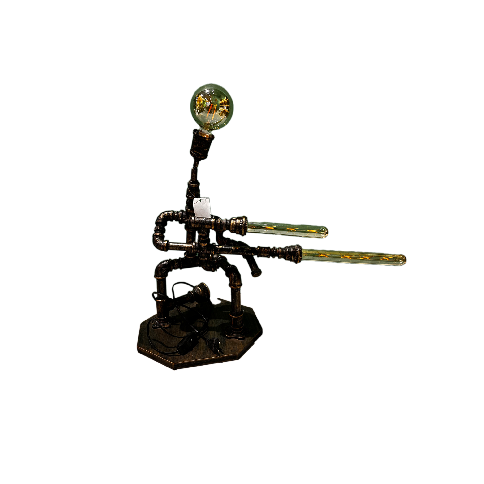 Metal Pipe Soldier Lamp