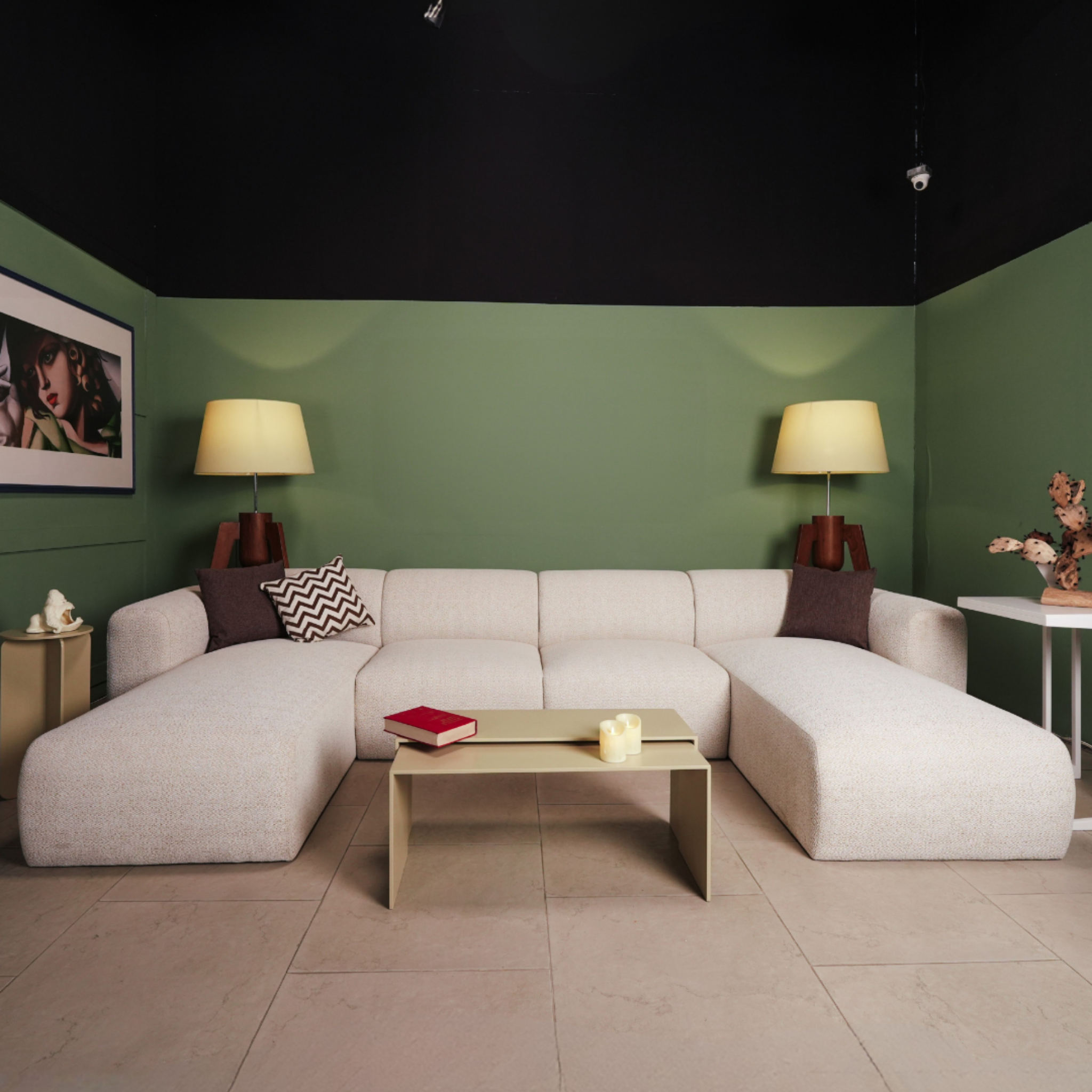 Ushape sofa by Designy for home furniture