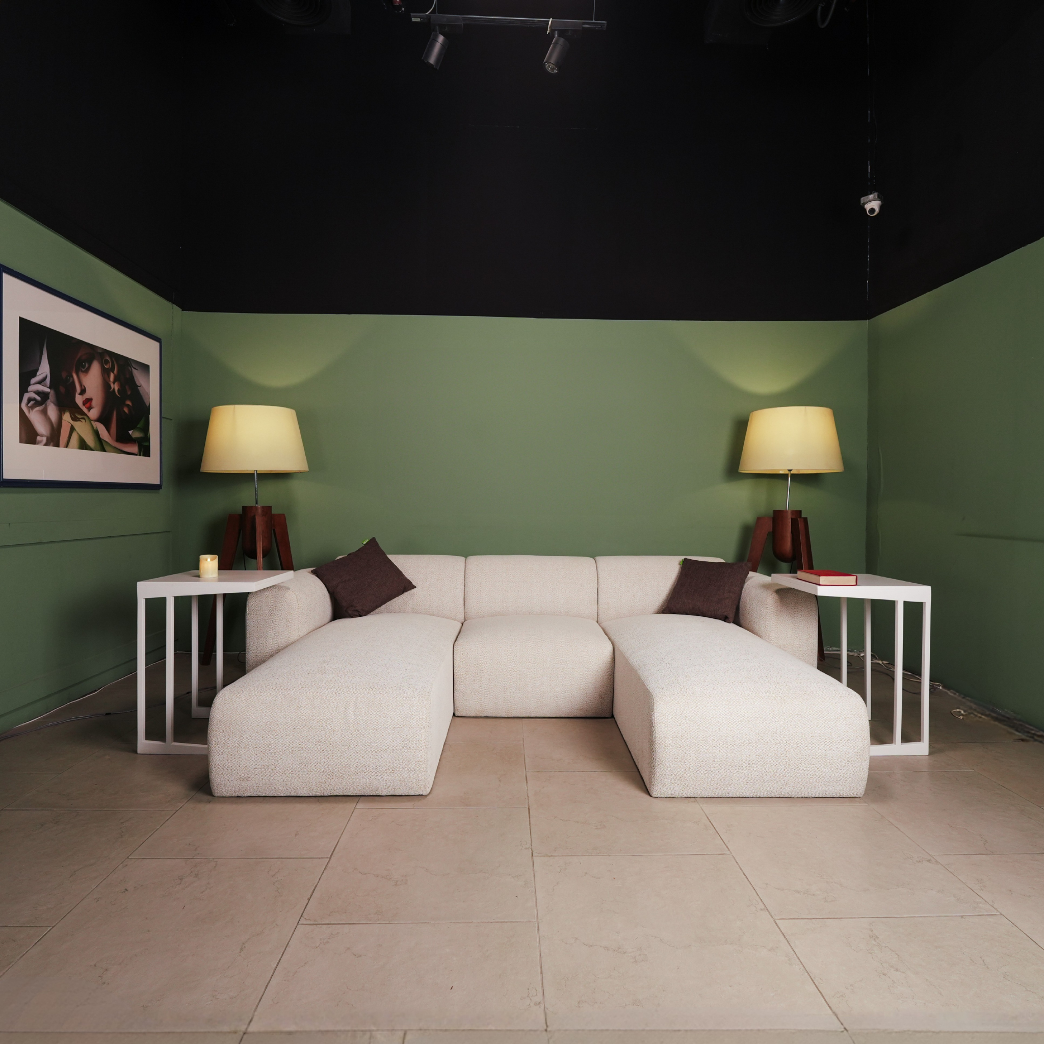 U shape sofa by designy for home furniture and home styling