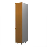 45 Cm. Cream High Gloss Tall Unit With Shelves Right