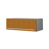 90 Cm. Cream High Gloss Top Box Upper Unit with DISHES