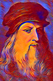 Leonardo Di Vinci photo 25x38cm