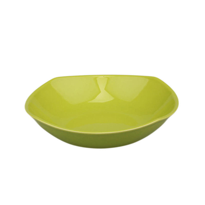 NC SEMI SQUARE 24 CM BOWL (GREEN-ASYA)