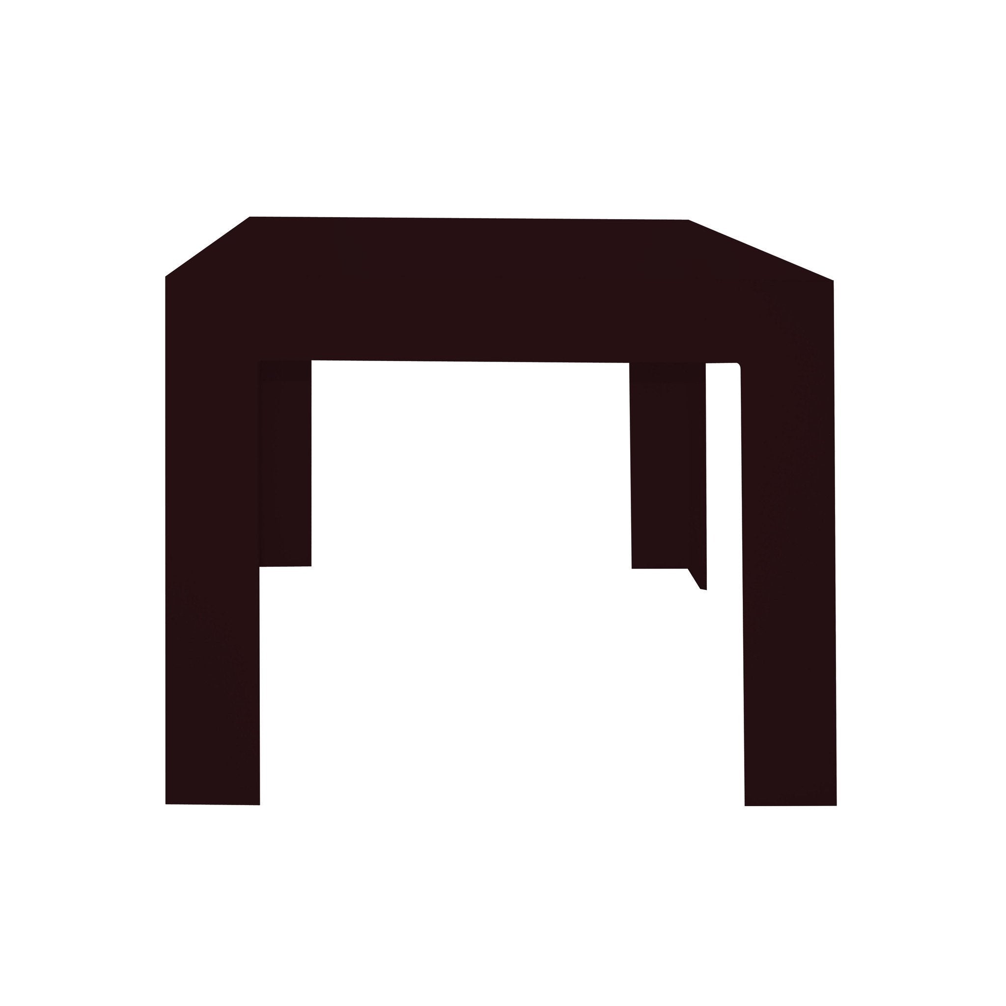 Trio Dining Table 85x85x75 MDF Black Mat