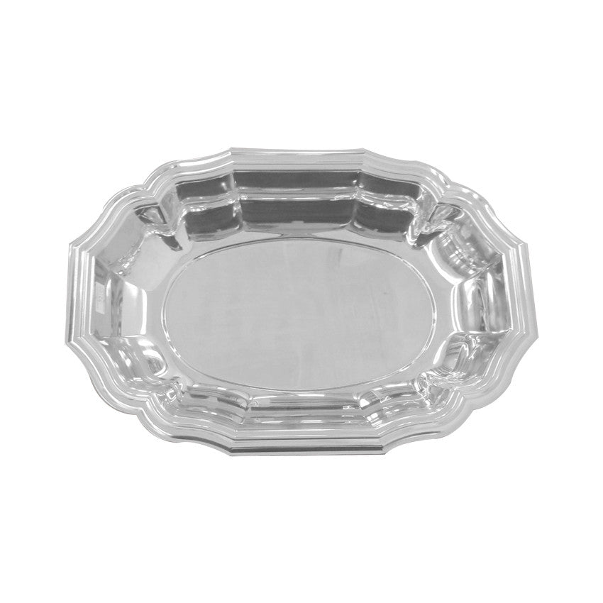 Classico 6 Deep Oval Plate Stainless Steel