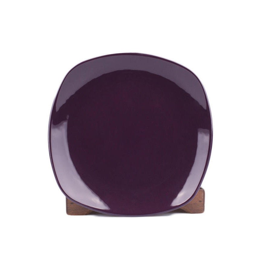 NC SEMI SQUARE 19 CM FLAT PLATE (PURPLE-PRISMA)