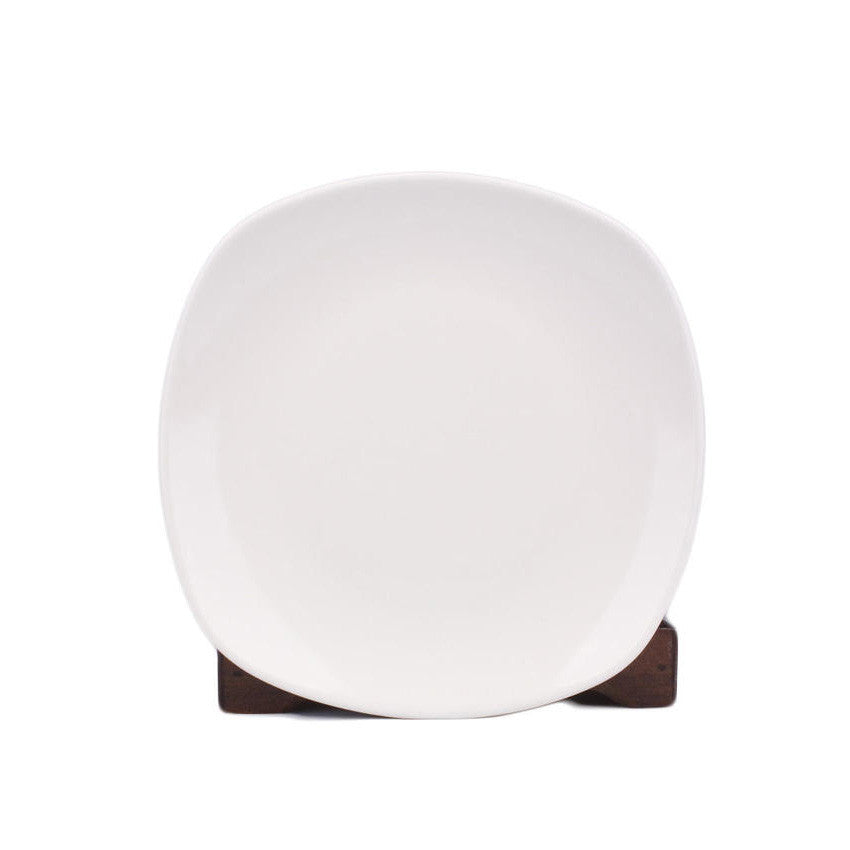 NC SEMI SQUARE 19 CM FLAT PLATE (IVORY-PRISMA)