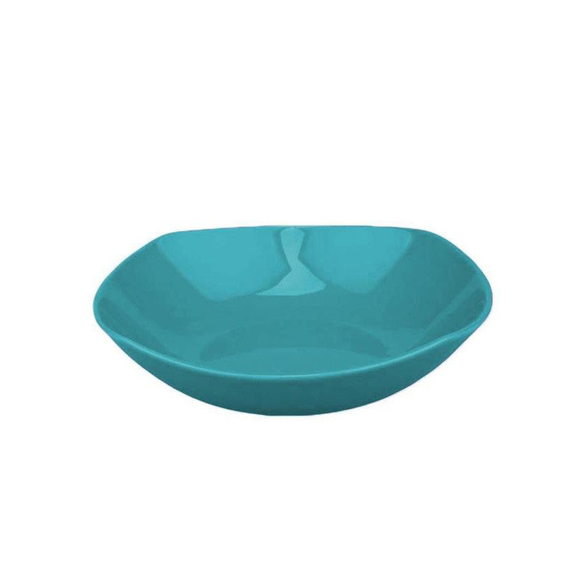 NC SEMI ROUND 20 CM DEEP PLATE (TURQUOISE-PRISMA)