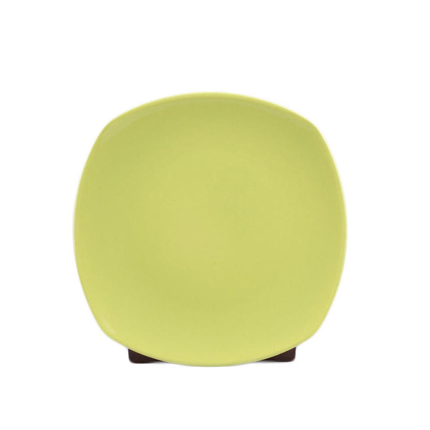 NC SEMI SQUARE 26 CM FLAT PLATE (GREEN-PRISMA)