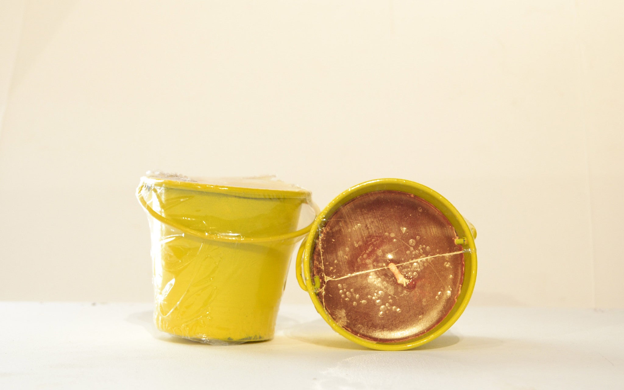 Small Bucket filled with Citronella Yellow Orange