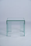 All Glass Trio Coffee & Side Table