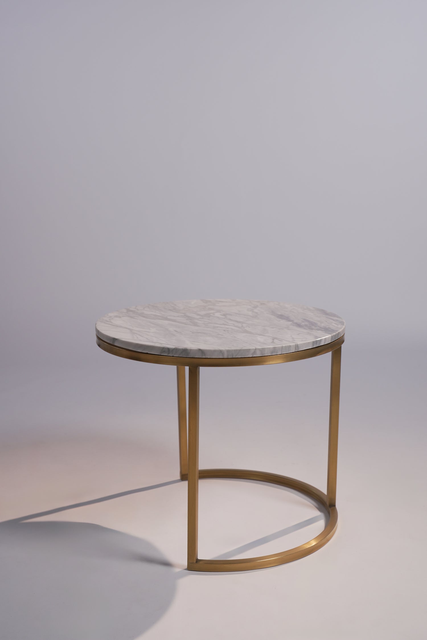 Sinatra Nesting Tables Iron 3 pc with Glass