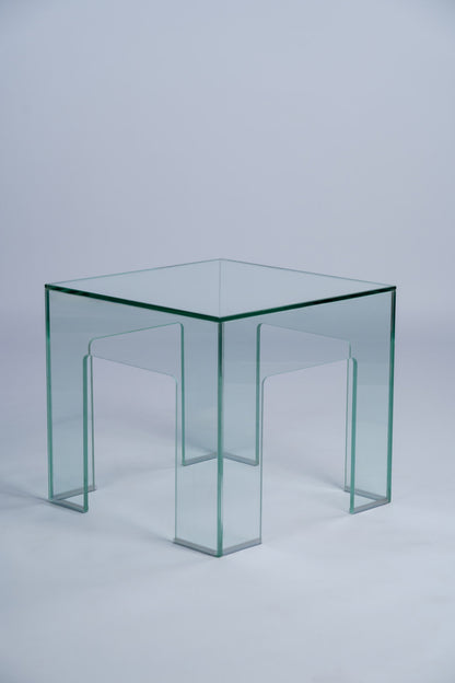 All Glass Trio Coffee &amp; Side Table