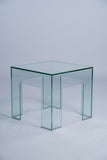 All Glass Trio Coffee & Side Table