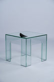 All Glass Trio Coffee & Side Table