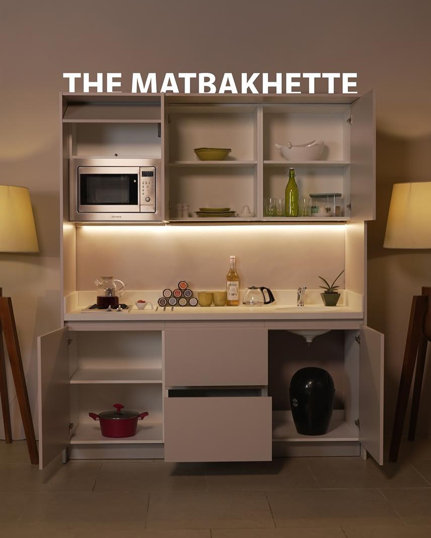 180 Cm. Kitchenette 6 units D218 Cashmere included Service Inside Cairo