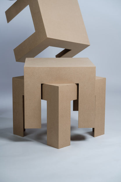 Trio Table Natural 51 * 51 *45
