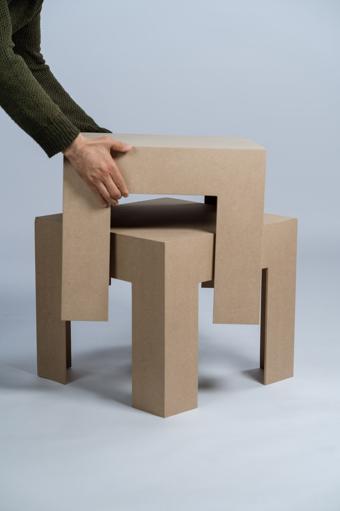 Trio Table Natural 51 * 51 *45