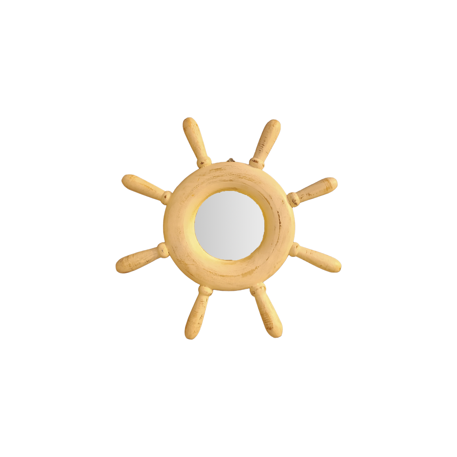 Ship Helm Wall Mirror