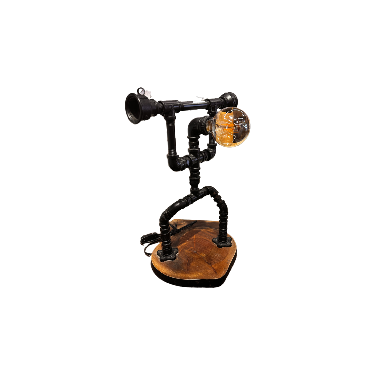 Metal Pipe Weight Champion Lamp