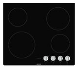 Electrical Hob, 60 cm, Glass ceramic, 4 burners, Front Controls