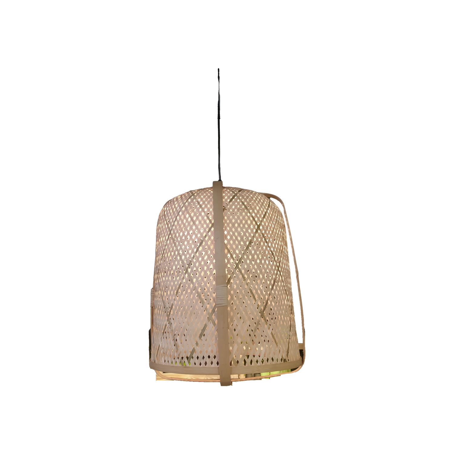 Cylinder Bamboo Chandelier
