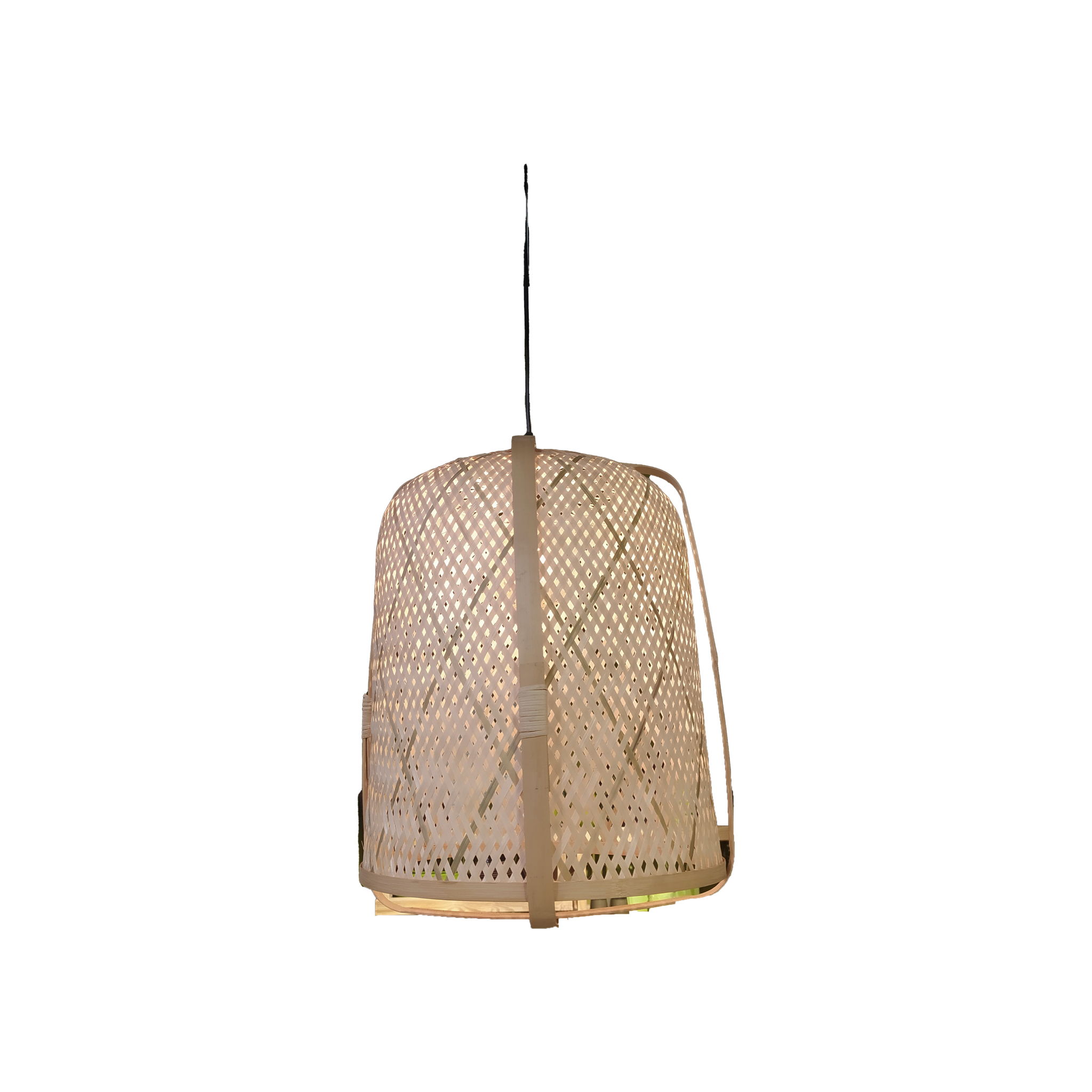 Cylinder Bamboo Chandelier