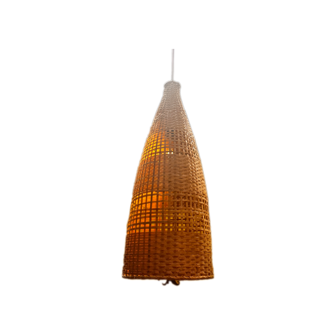 Bamboo Cone Chandelier