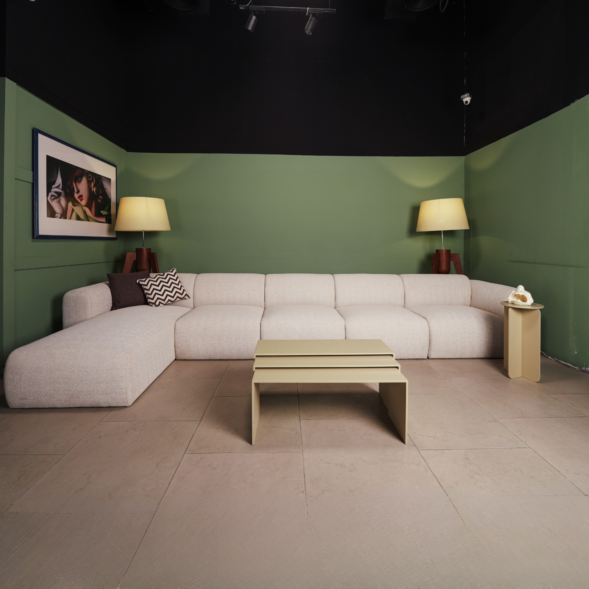 L shape sofa by designy for home furniture and home styling