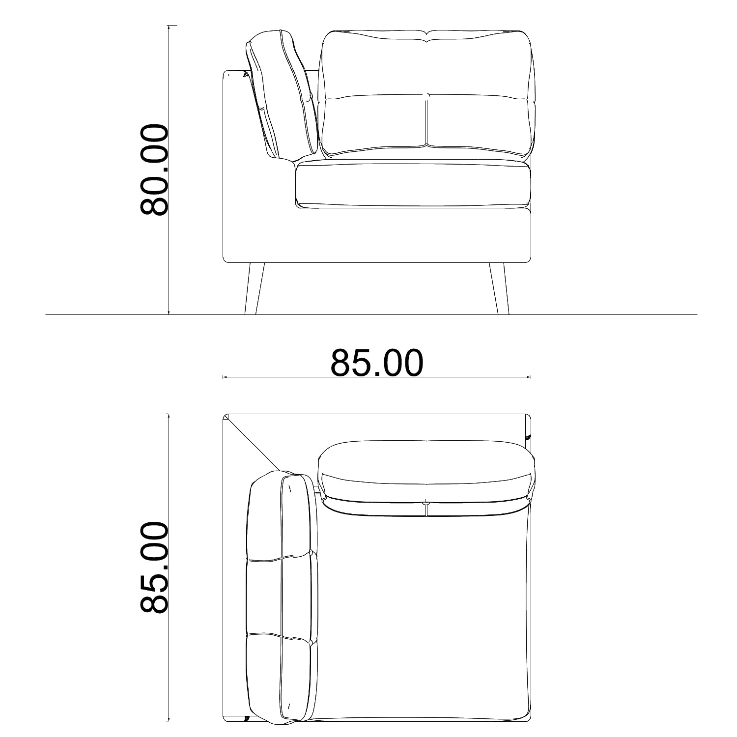 Modular Sectional Corner Part A