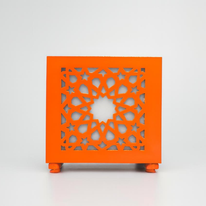 Arabesque Candle Holder With Candle