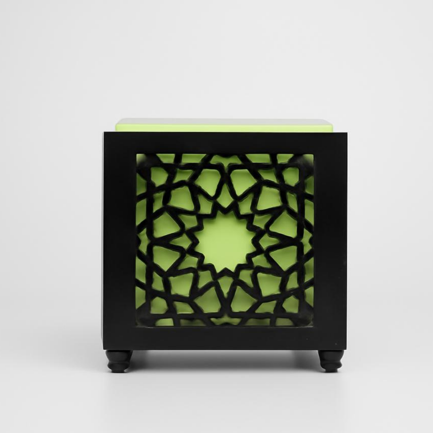 Arabesque Candle Holder With Candle