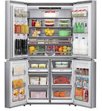 Free stand Cooler 90 cm 4 doors Cross door refrigerator Gorenje