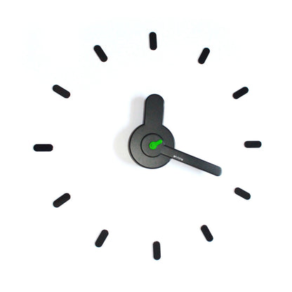 On-time wall clock Dark Green