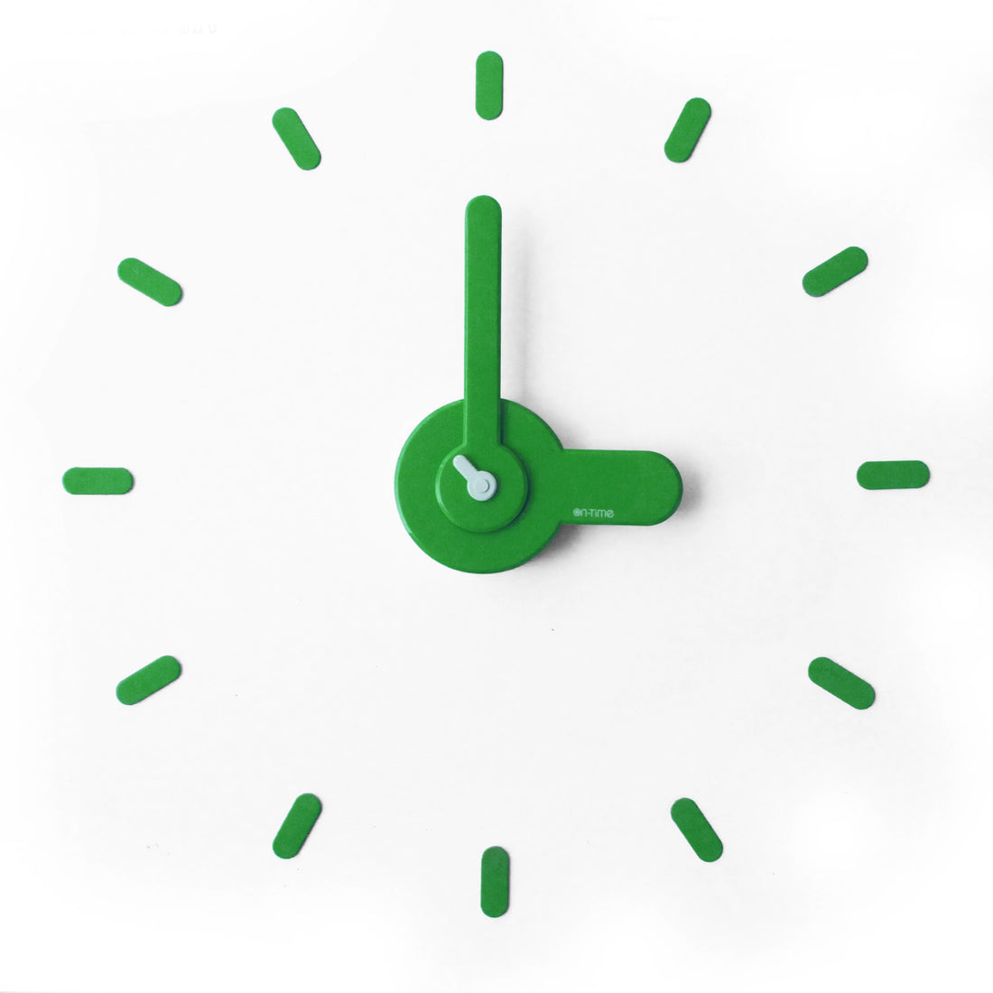 On-time wall clock Lady Green