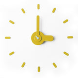 On-time wall clock Lady Yellow