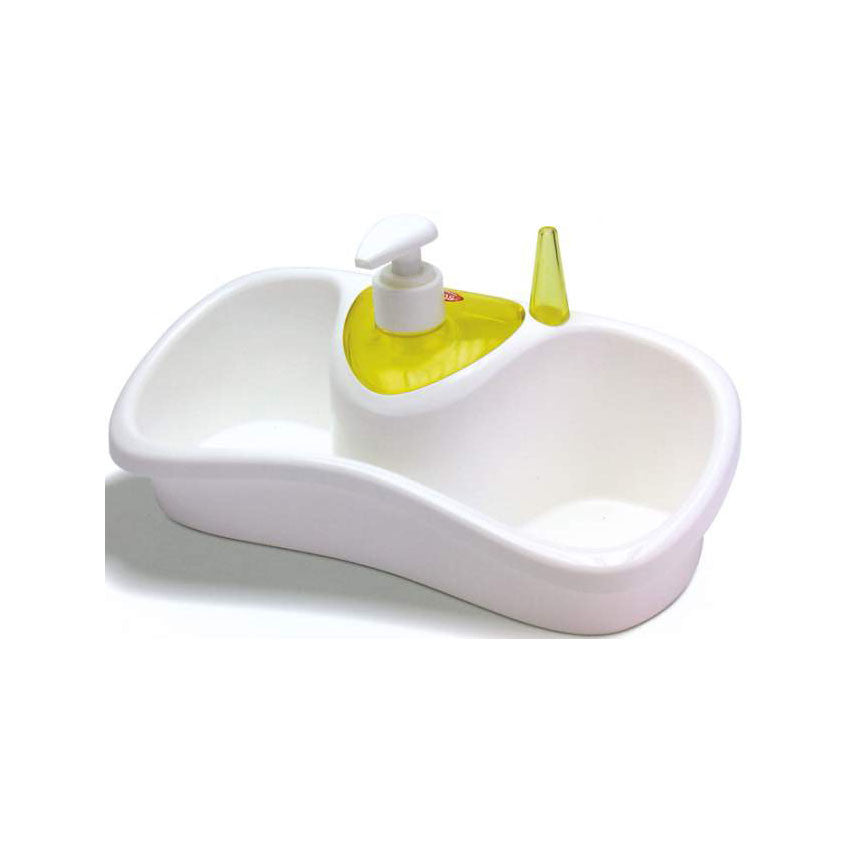 SAPONELLO SPONGE HOLDER WITH DISPENSER