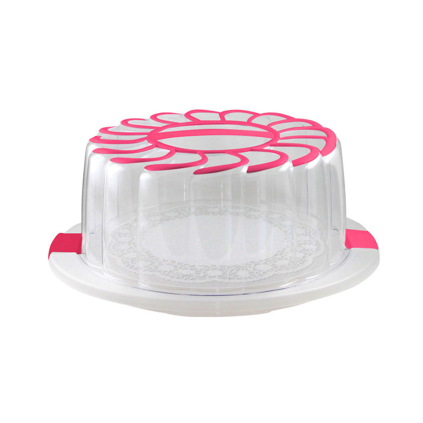 CAKE HOLDER PINK 28 CM