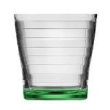 Vortex  Bottom Painting Ribbed CUP   H 9.0 T 8.5 CL 29  Green