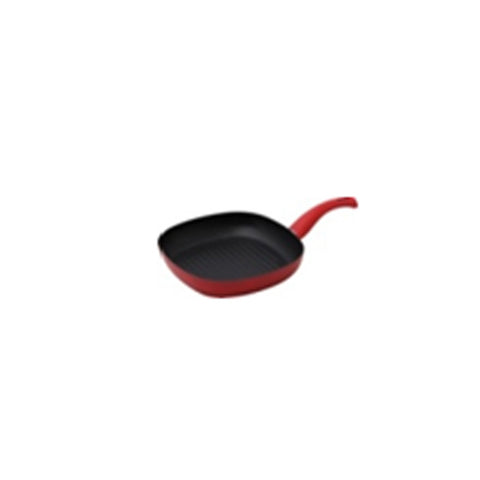 TEFLON sauce pan 2-handle 28 cm RED