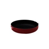 TEFLON SKILLET 28 CM RED