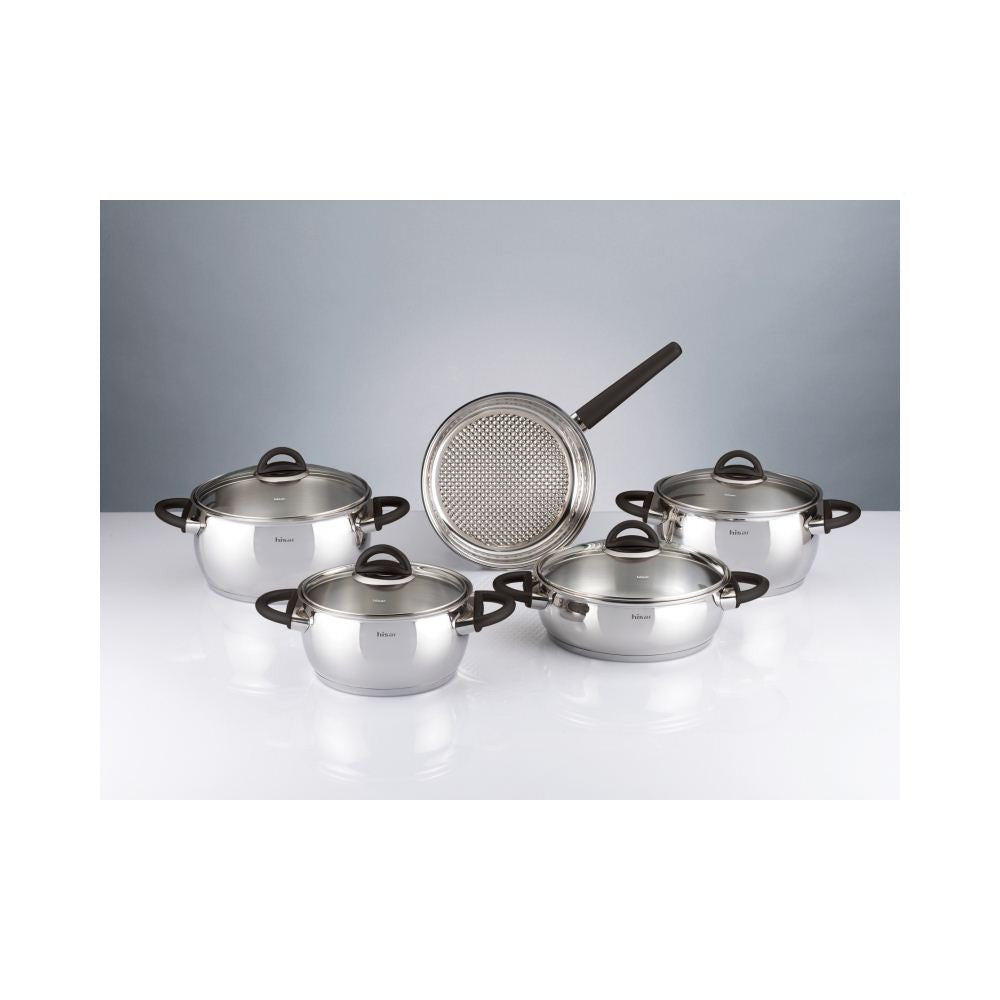 BAHAMA 9 PCS. POT SET BLACK