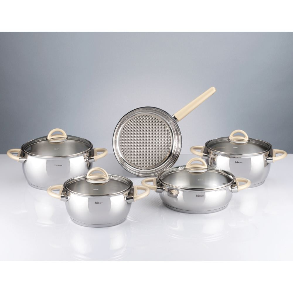 BAHAMA 9 PCS. POT SET IVORY