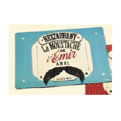 BOX 4 Placmat Moustache