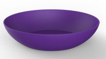 Deep Plastic Plate 20cm Purple