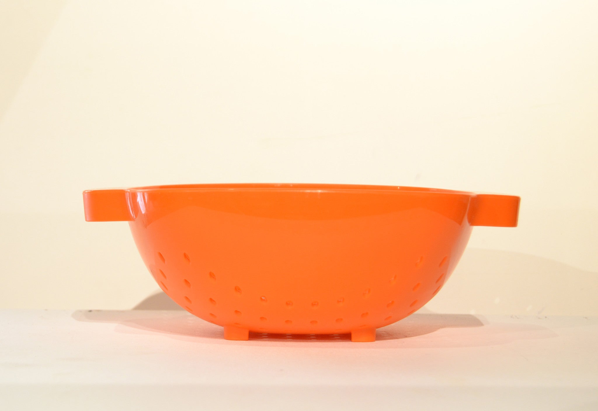 Orange Plastic Colander