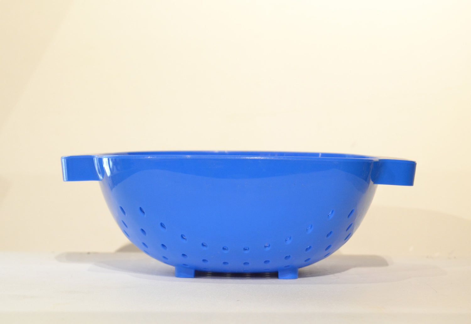 Blue Plastic Colander