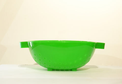 Green Plastic Colander